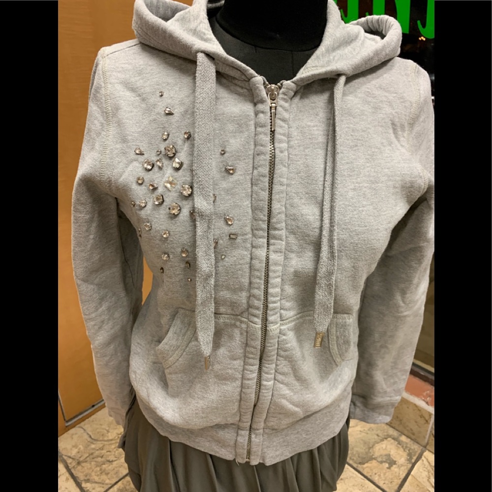 Grey women’s sweat jacket